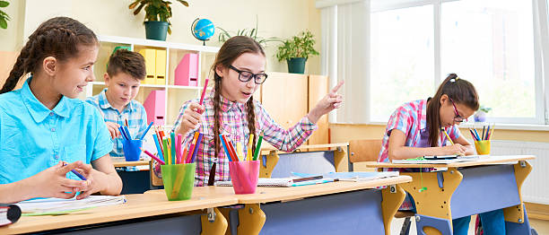 istock Perfect schoolgirl 542080168