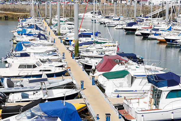 istock Marina in Saint Peter Port on Guernsey island, UK 542084656