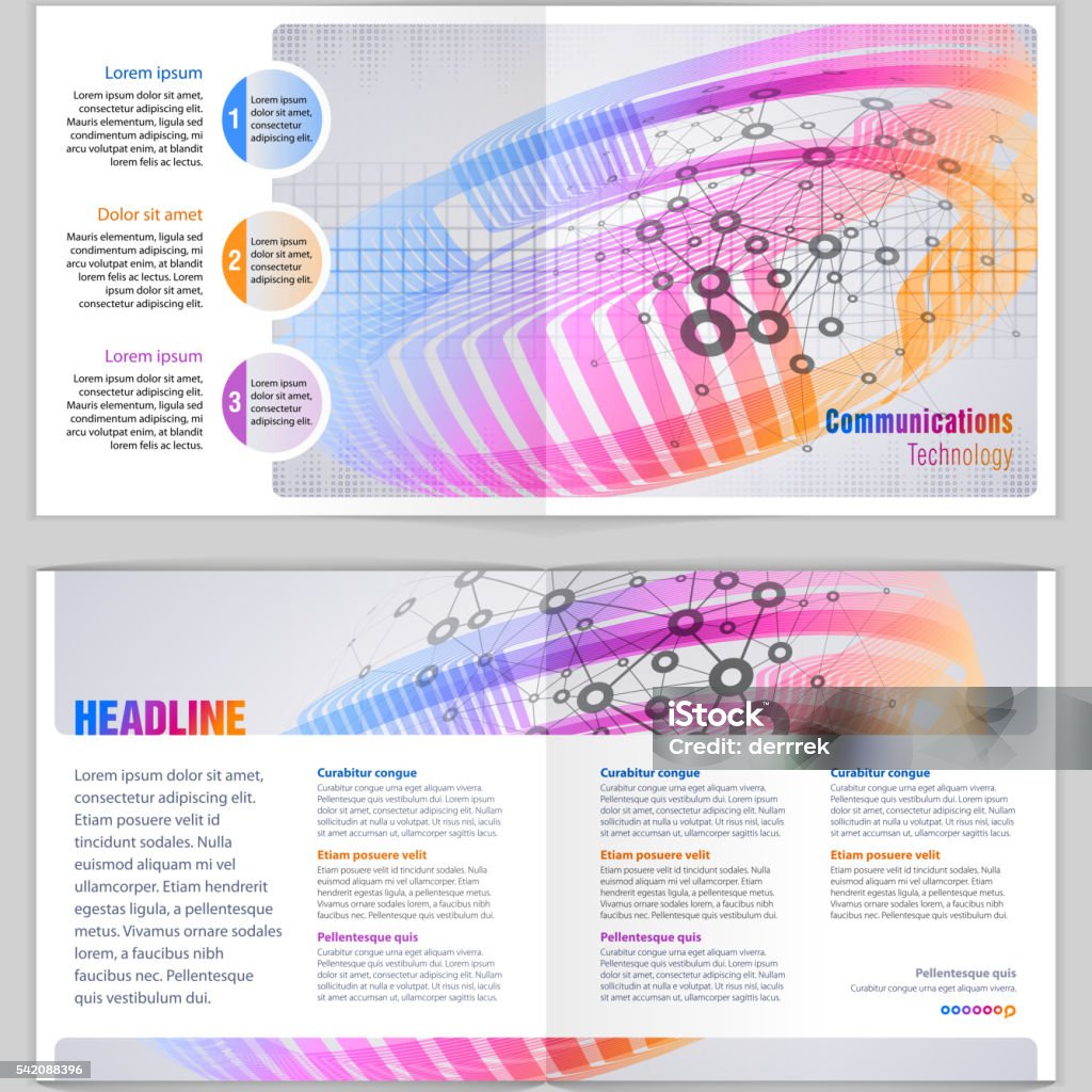 Communication Technology Graphics Design Graphic Design Template Communications Technology Stock Illustration ...