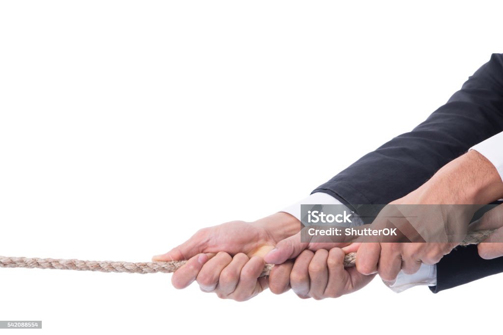 Teamwork Rope Photo Business Teamwork By Pulling Rope Concept Stock Photo - Download Image ...