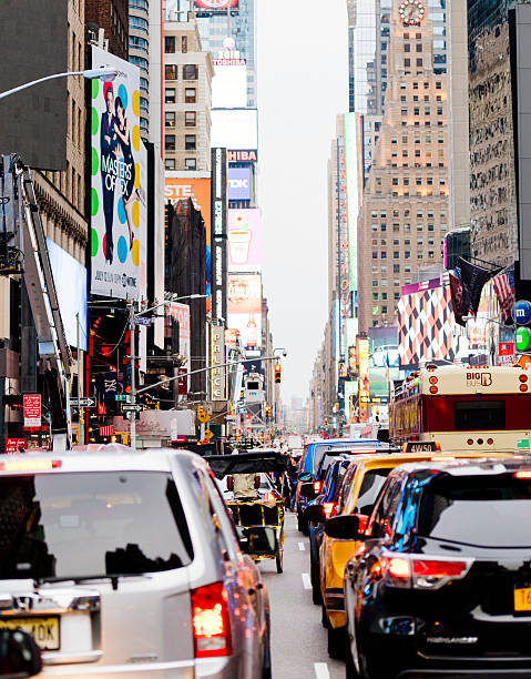 istock Busy midtown traffic in New York 542092382