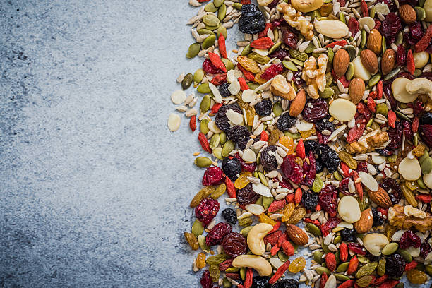 istock mixed superfoods on slate background 542093634