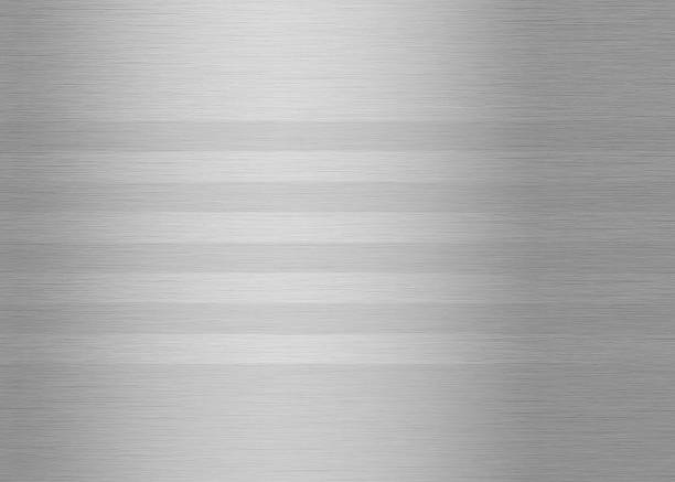 istock Stainless steel / Steel plate / Silver background chrome texture 542094466
