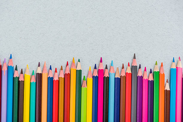 istock pencils linned up in palette spectrum 542095418