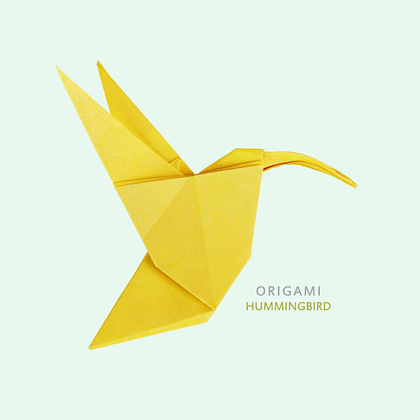 istock Origami art hummingbird 542097080