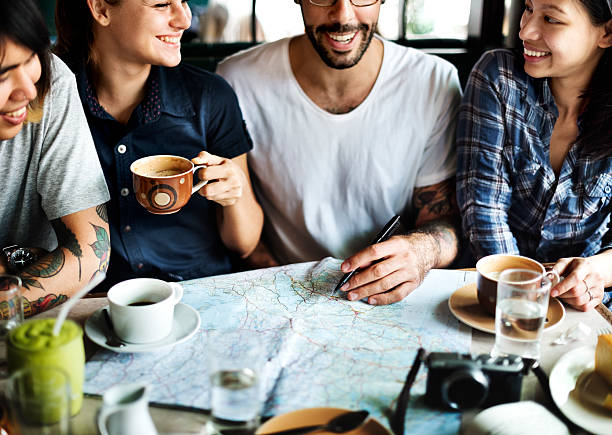 istock Camping Coffee Friendship Happiness Togetherness Concept 542100592