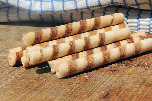 istock wafer tubule with condensed milk 542103508