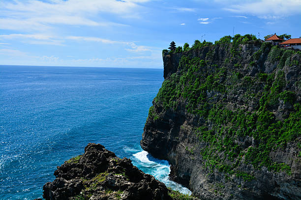 uluwatu in bali - fotografia de stock