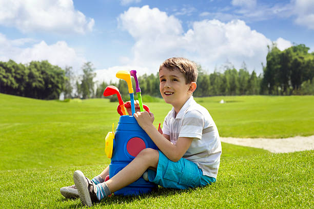 Petit garçon golfeur - Photo