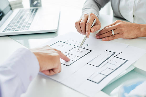 istock Blueprint of apartment 542107324