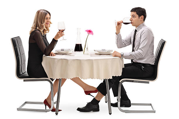 istock Woman touching a man under the table 542109592