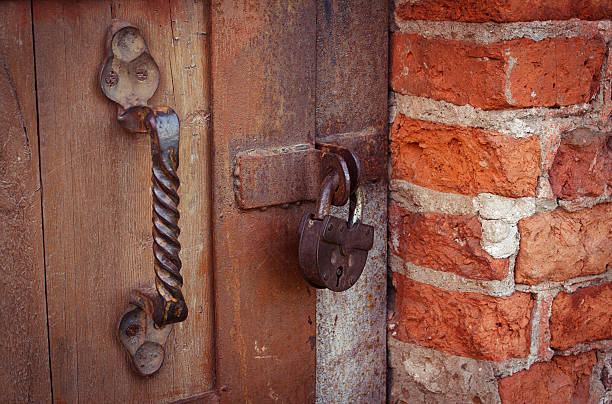 istock The lock on the door 542176440
