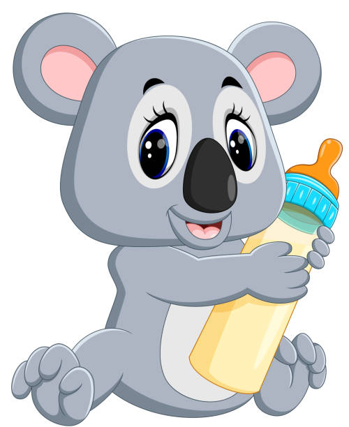 ilustraciones, imágenes clip art, dibujos animados e iconos de stock de osito de peluche de historieta de koalas - stuffed animal toy koala australia