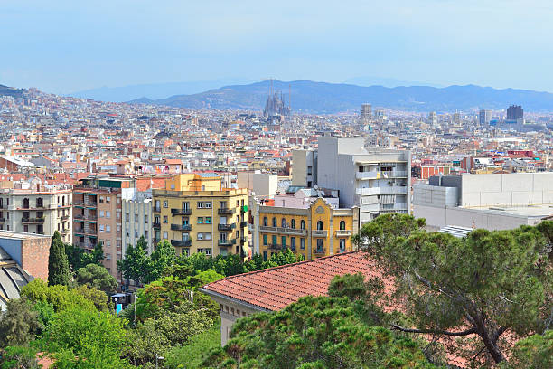 istock Top-view of Barcelona 542177054