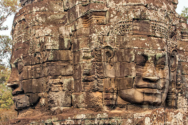 Buddha - Angkor Wat stock photo