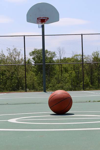 istock Ball at Mid-court 542182722