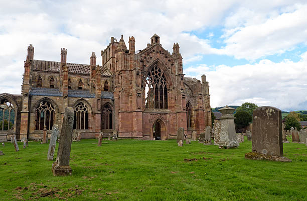 istock Melrose Abbey, Scotland 542188844