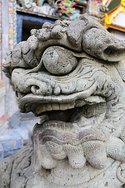 istock Buddhist sculpture of a lion 542190136