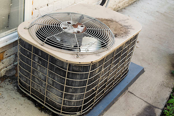 istock Old air conditioner unit in need of updating 542190768