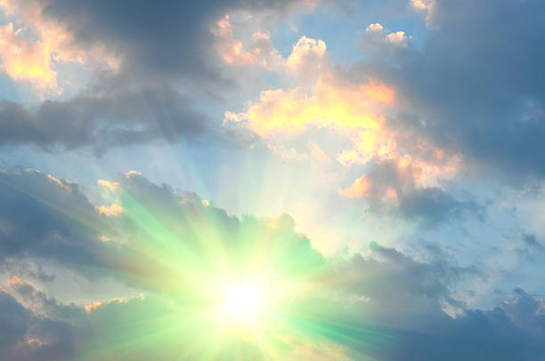 istock Abstract background of blue sky and clouds 542192512
