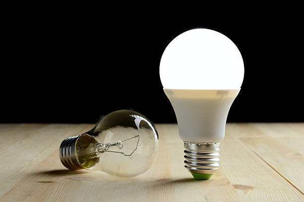 istock LED and incandescent lamps 542193606