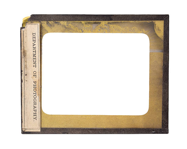 istock Antique Glass Plate Negative Metal Frame 542195164