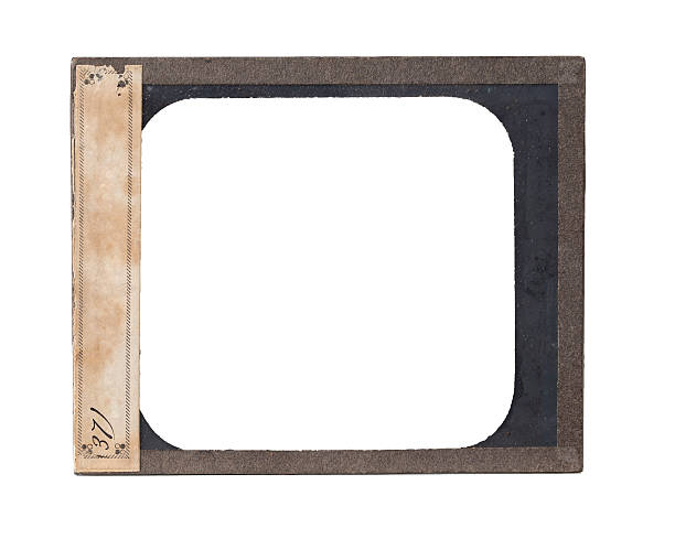 istock Antique Glass Plate Negative Metal Frame 542195456