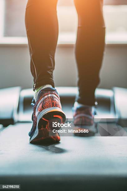 Running Stock Photo - Download Image Now - Treadmill, Running, Walking