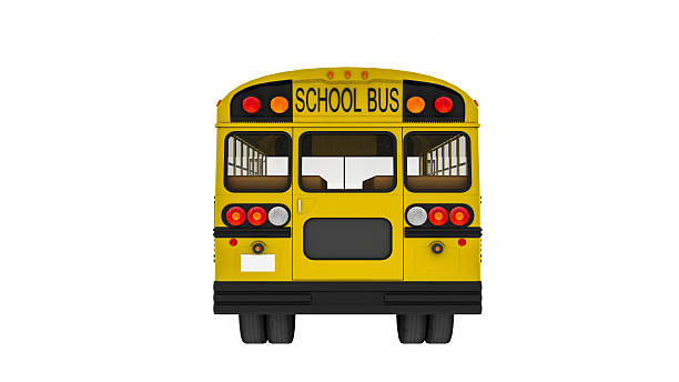 istock School bus, transportation vehicle isolated on white background 542205194