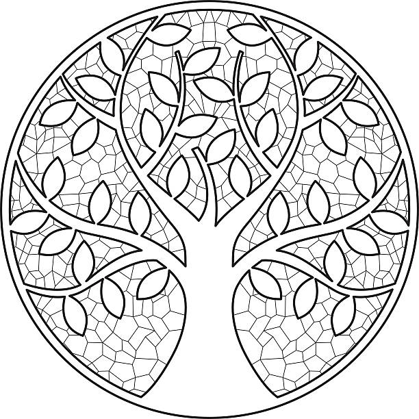 Tree 1 vector art illustration