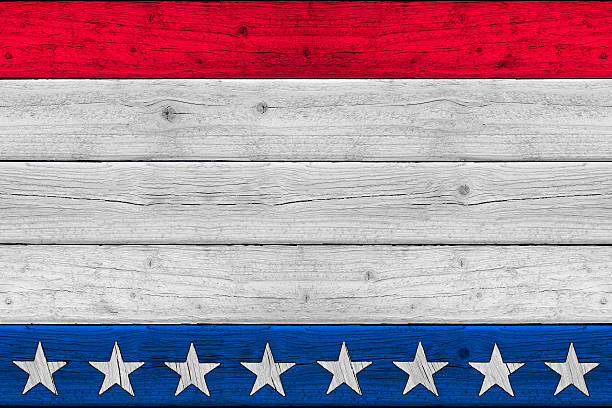 istock Patriotic Stars and Stripes Old Glory Background 542209592
