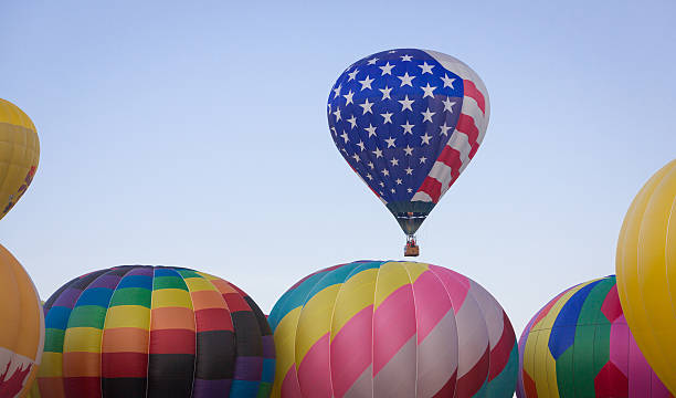 istock Hot Air Balloon on Summer Day 542209864