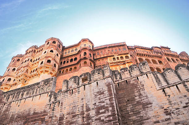 mehrangarh 砦、ジョードプル（インド・ラージャスターン州）  - india brahmin hinduism tourism ストックフォトと画像