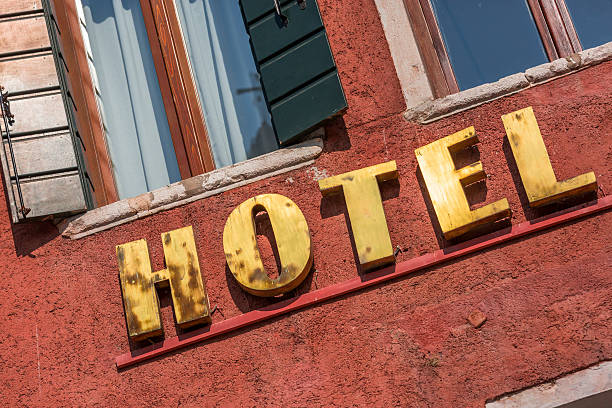 istock Ocher Facade of a luxury hotel 542211136