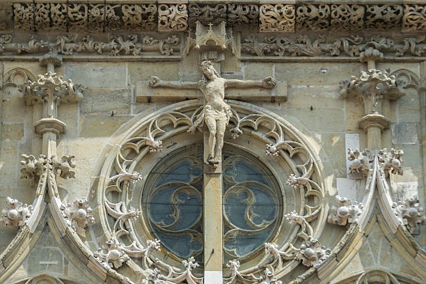 istock Figure at Dom St. Peter in Regensburg 542217610