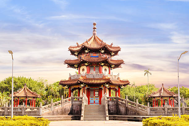 istock traditional building in a park in Taipei, taiwan 542284802