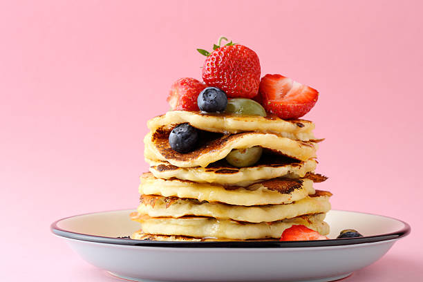 istock breakfast pancakes with berries and honey 542289134