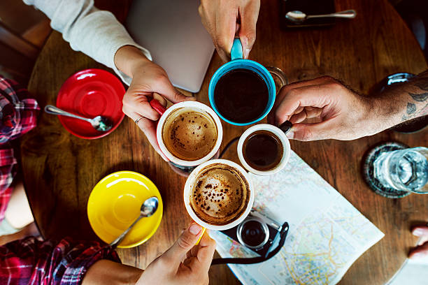 istock Camping Coffee Break Togetherness Friendship Concept 542290966