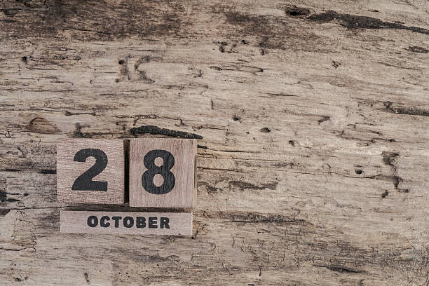 istock cube calendar for october on wooden background with copy space 542297482