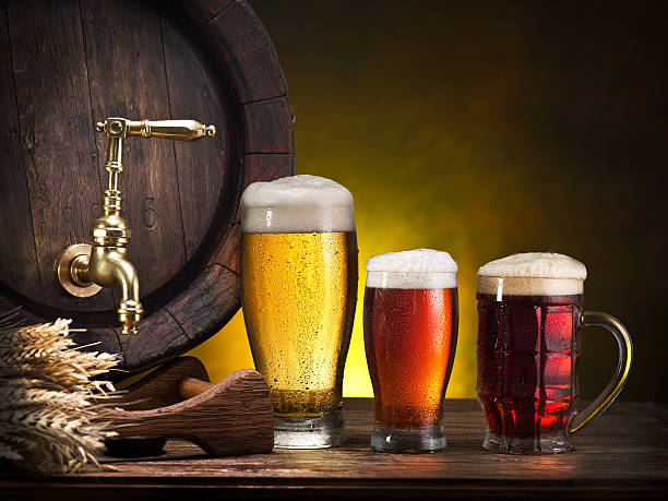 istock Glasses of beer. 542301946