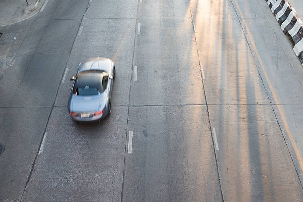 istock above view of road 542307996