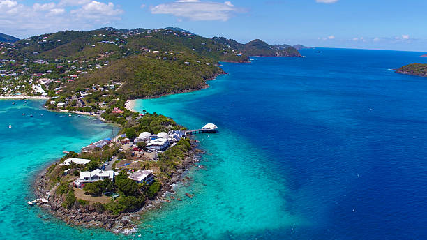 istock aerial view of coki beach st thomas 542310088