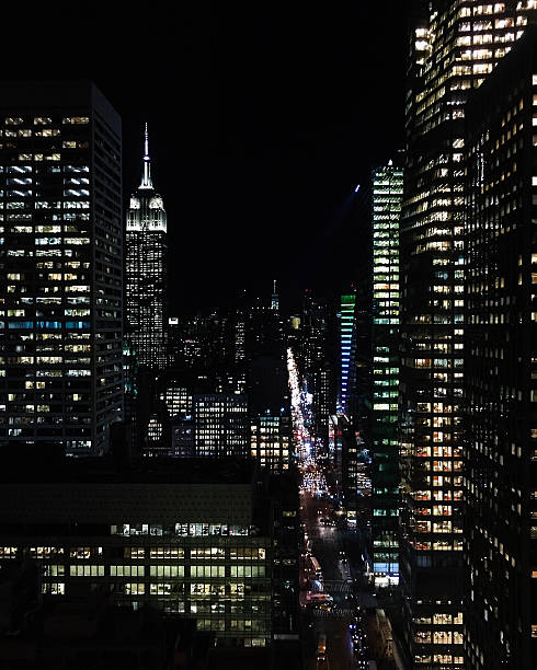 istock Midtown Manhattan night cityscape 542311052