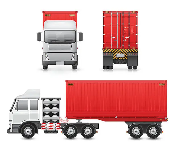 Vector illustration of Truck