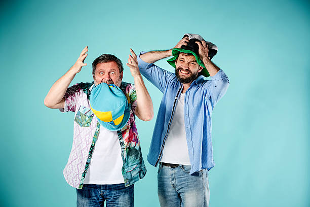 istock The two football fans over blue 542311558