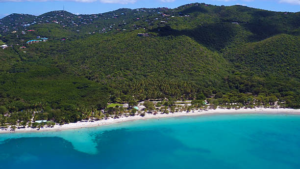 istock Aerial view of Magens Bay, St Thomas 542313490