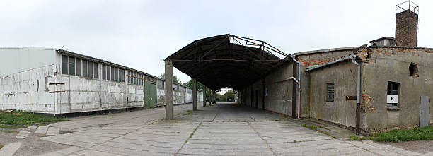 istock Panoramic view of abandoned industrial plant in Germany 542313966