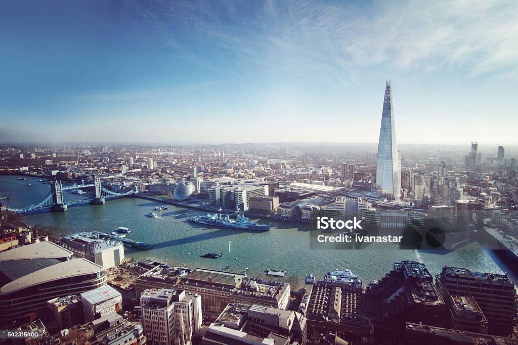 Aerial View of London London - England Stock Photo