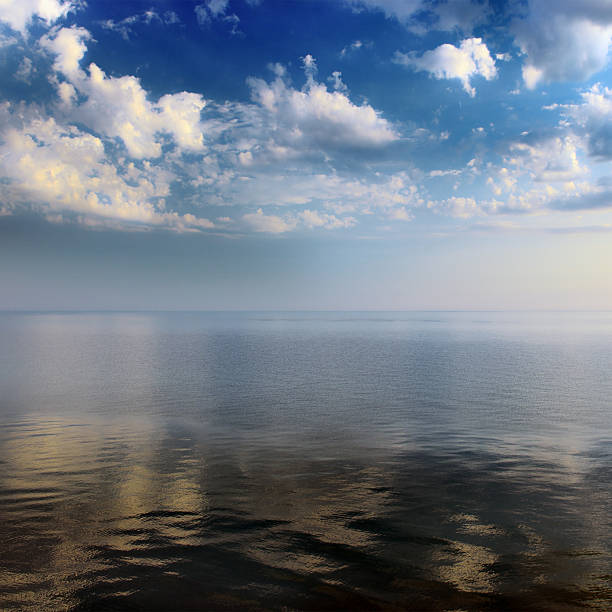 beautiful sunrise over the sea