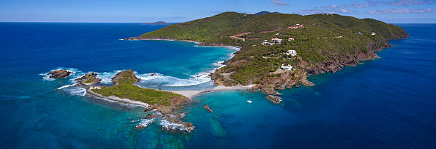 istock Aerial panoramic view of West End, St Thomas 542318570